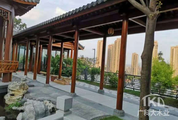 高端硬木走廊 古建走廊北京制作廠家