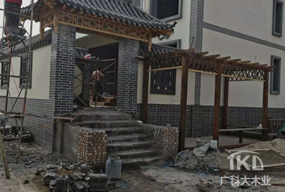 古建小青瓦門廊 古建青瓦長廊